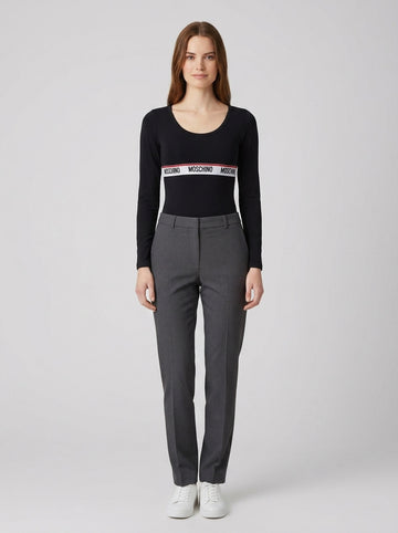 Body Moschino nero cotone donna - foto indossata