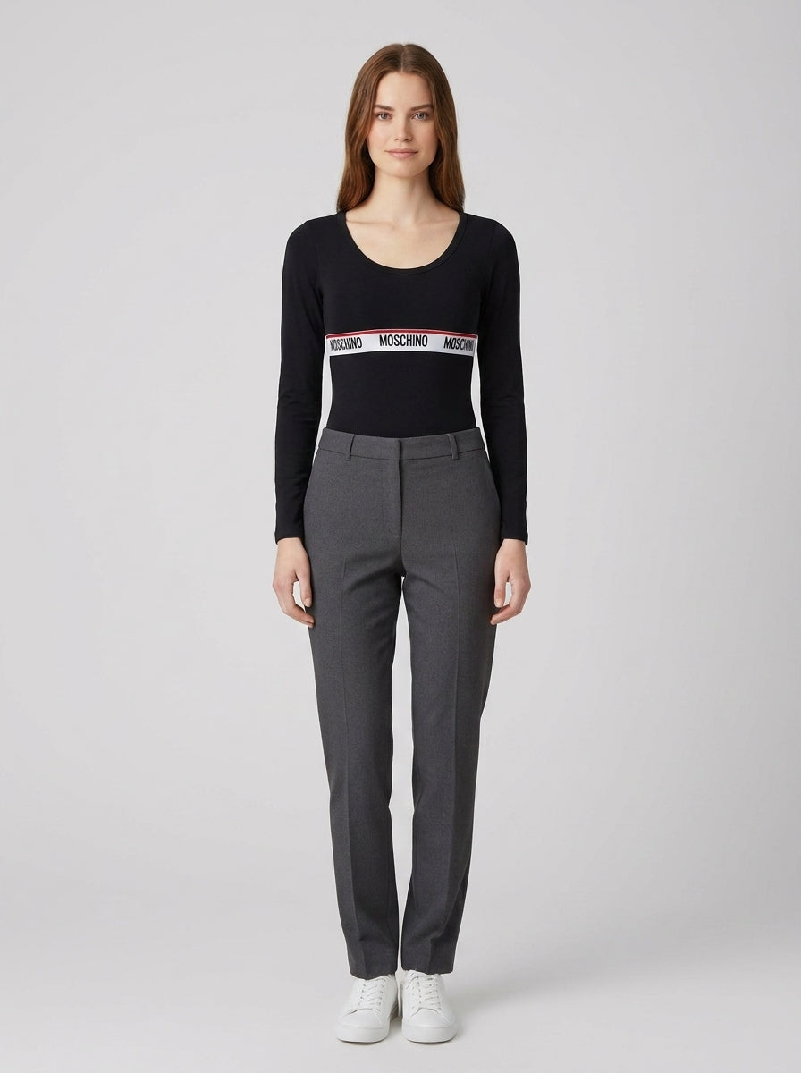 Body Moschino nero cotone donna - foto indossata