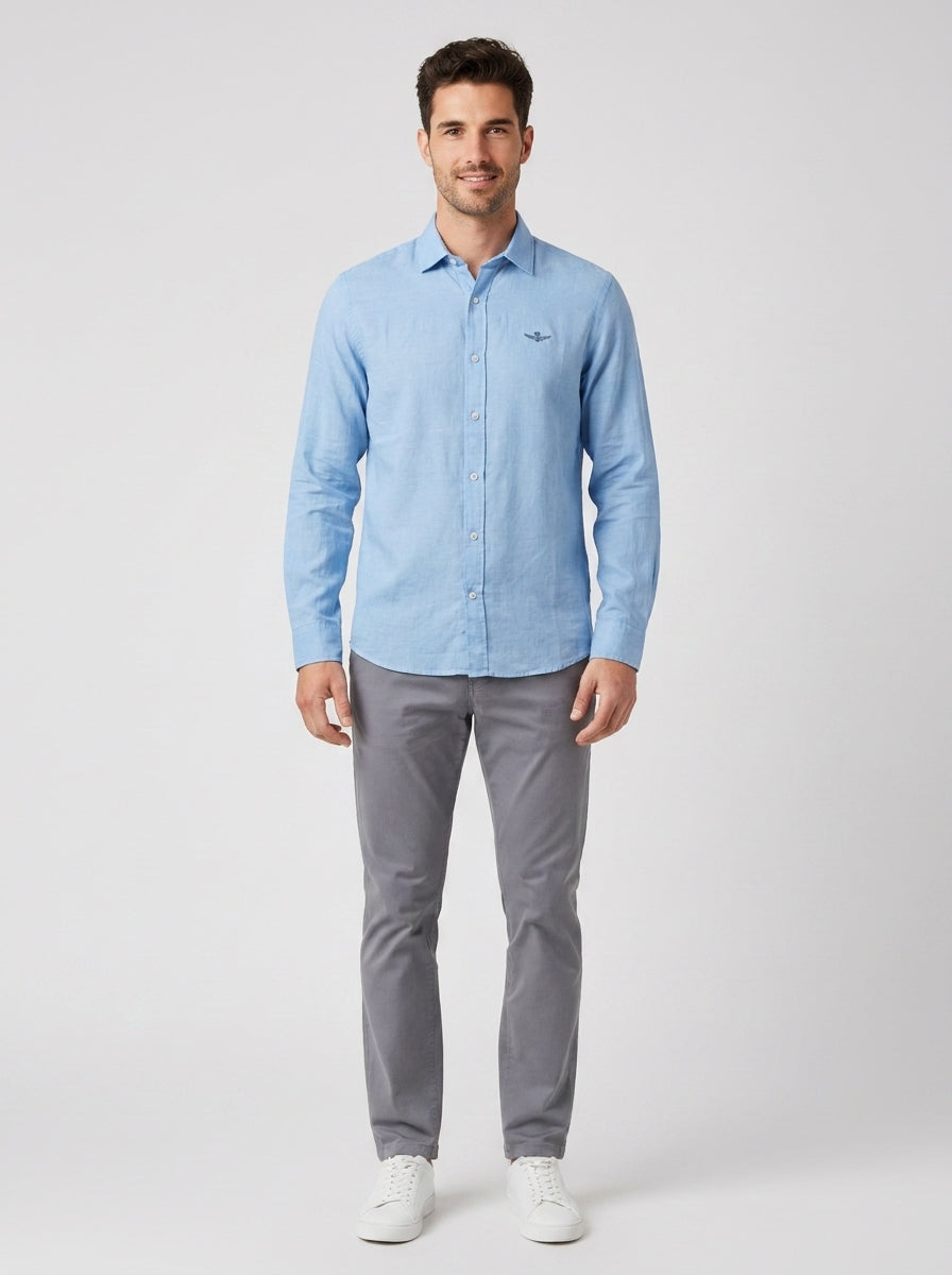 Camicia 1242CT3292 CAMICIA M.L. - foto indossata