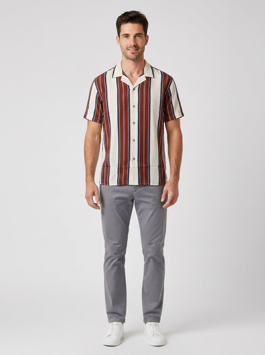 Camicia CAMICIA HAWAIANA GLW121DA - foto indossata