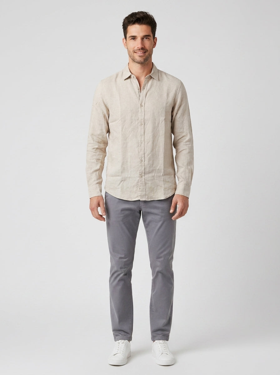 Camicia COLLO PICCOLO GL7619S-S25 - foto indossata