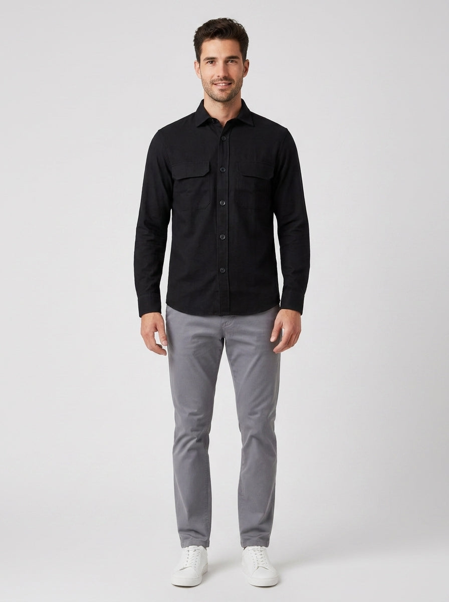 Camicia OVER SHIRT J47 - foto indossata