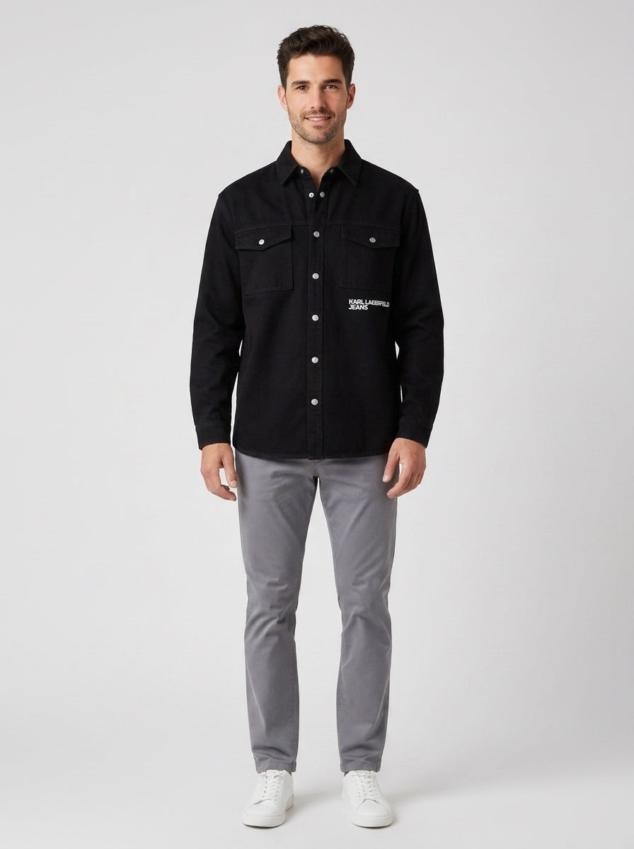 Camicia OVERSHIRT 246D1602 - foto indossata