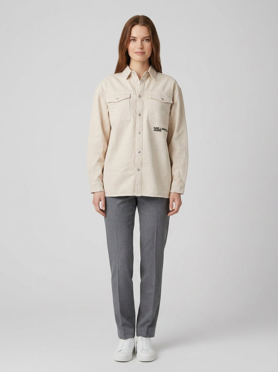 Relaxed Overshirt - foto indossata
