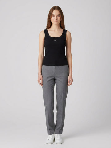Canotte ECO TRIANGLE BLING RIBBED TANK - foto indossata