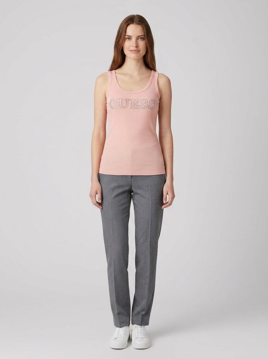 Canotte SL EMBELLISHED LOGO TANK TOP - foto indossata