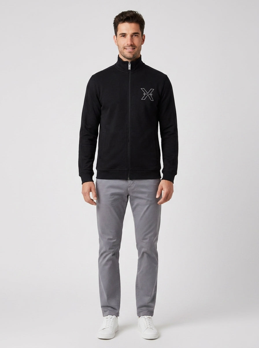 Felpe SWEATSHIRT ZIP ANTONOVA - foto indossata