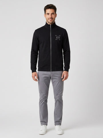 Felpe SWEATSHIRT ZIP ANTONOVA - foto indossata