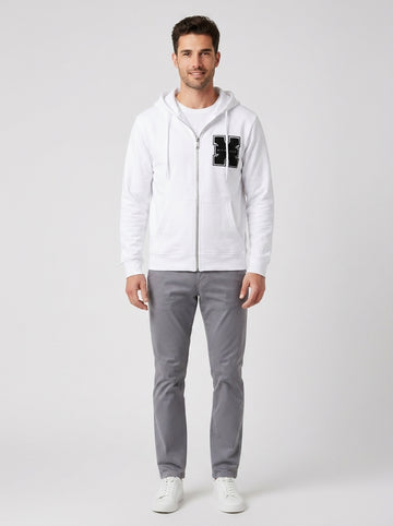 Felpe SWEATSHIRT ZIP TRISON - foto indossata