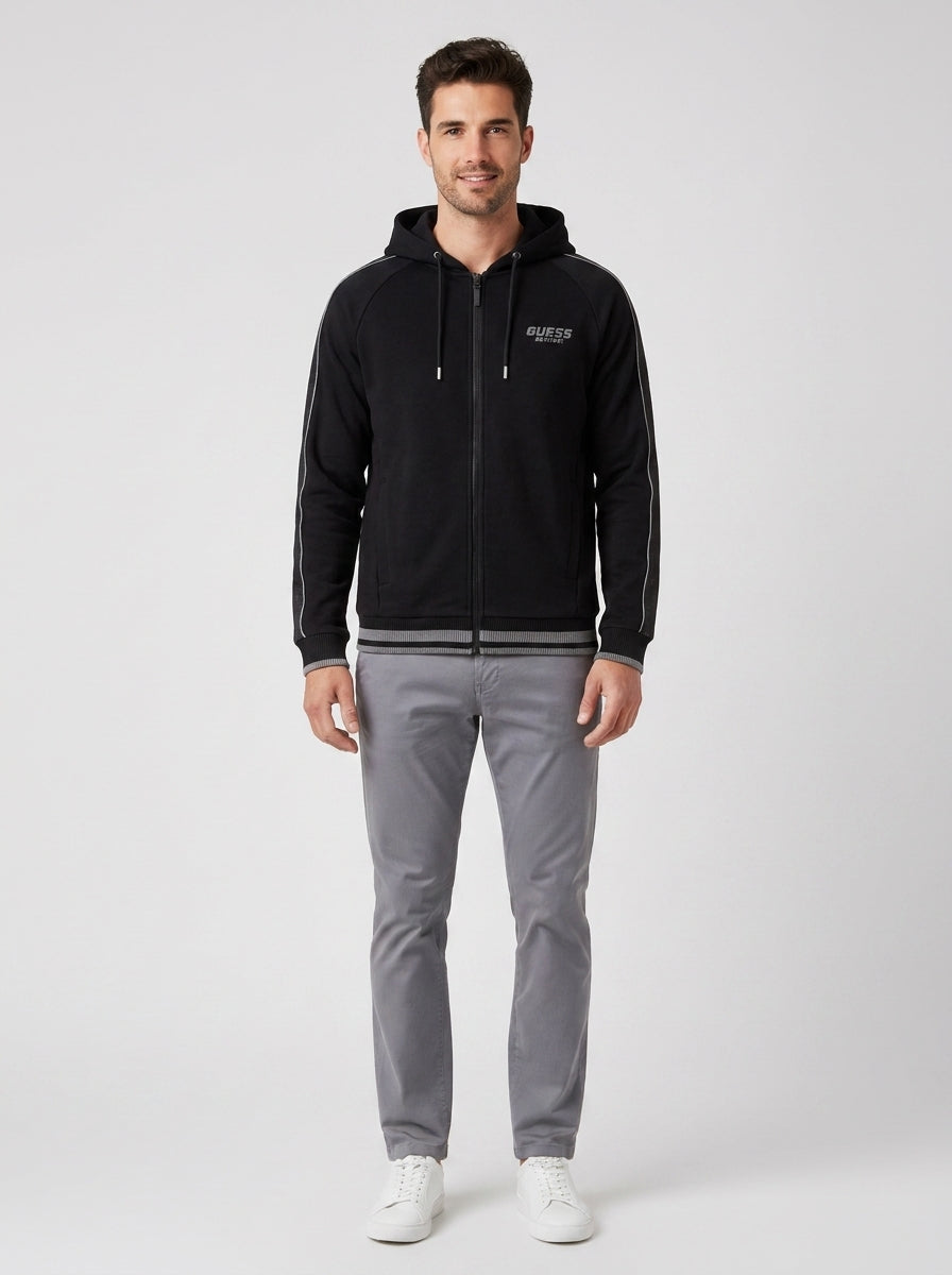 Finlo zipped hoodie sweatishirt - foto indossata