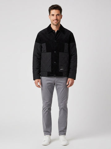 Giubbotti CORD MIX COACH JACKET 246D1404 - foto indossata