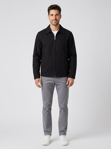 Giubbotti GIACCA UOMO GABARDINE 54806 - foto indossata