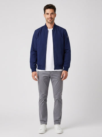 Giubbotti Guess M6RL09WJ362 STRETCH PACKABLE  BOMBER JACKET - foto indossata