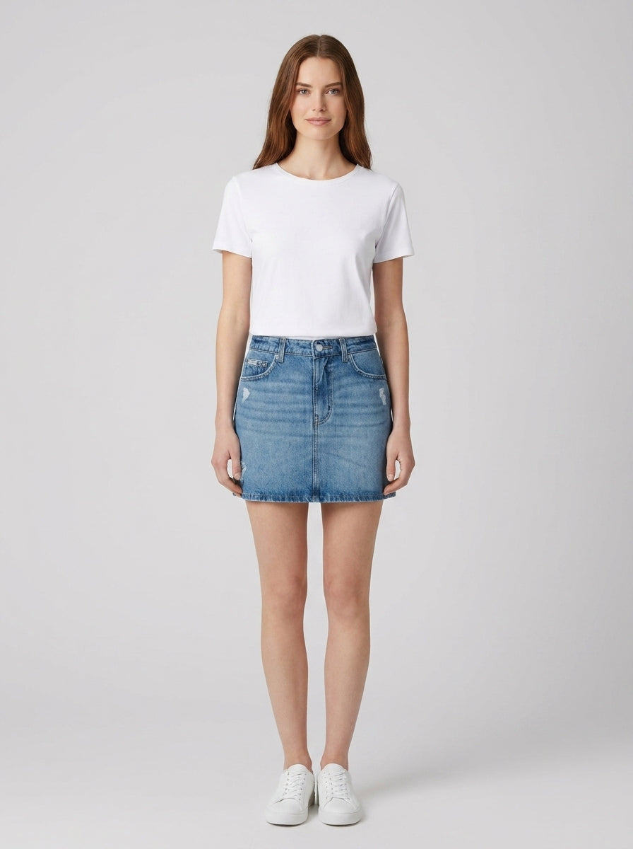 GJ CLASSIC MINI SKIRT - foto indossata