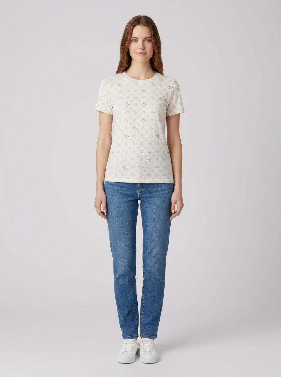 GLORIA PEONY SS T-SHIRT - foto indossata