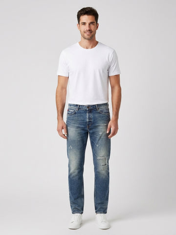 HUGO 634 TAPERED - foto indossata