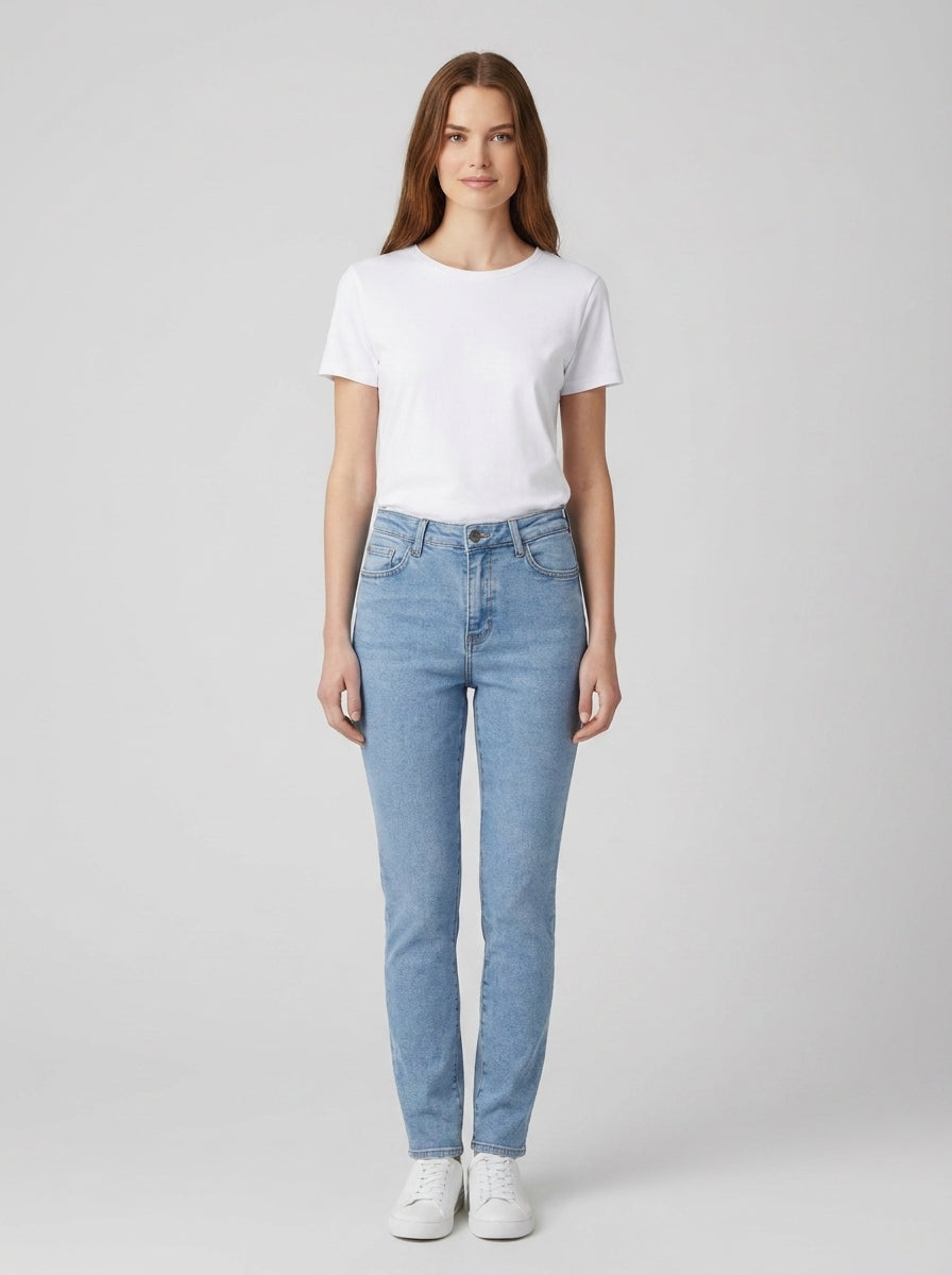 Jeans GJ G05 HIGH RISE SKINNY - foto indossata