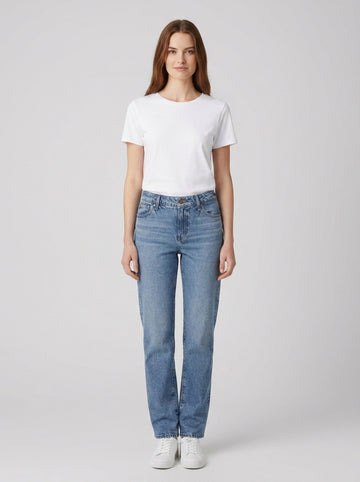 Jeans GJ G08 MID RISE STRAIGHT - foto indossata