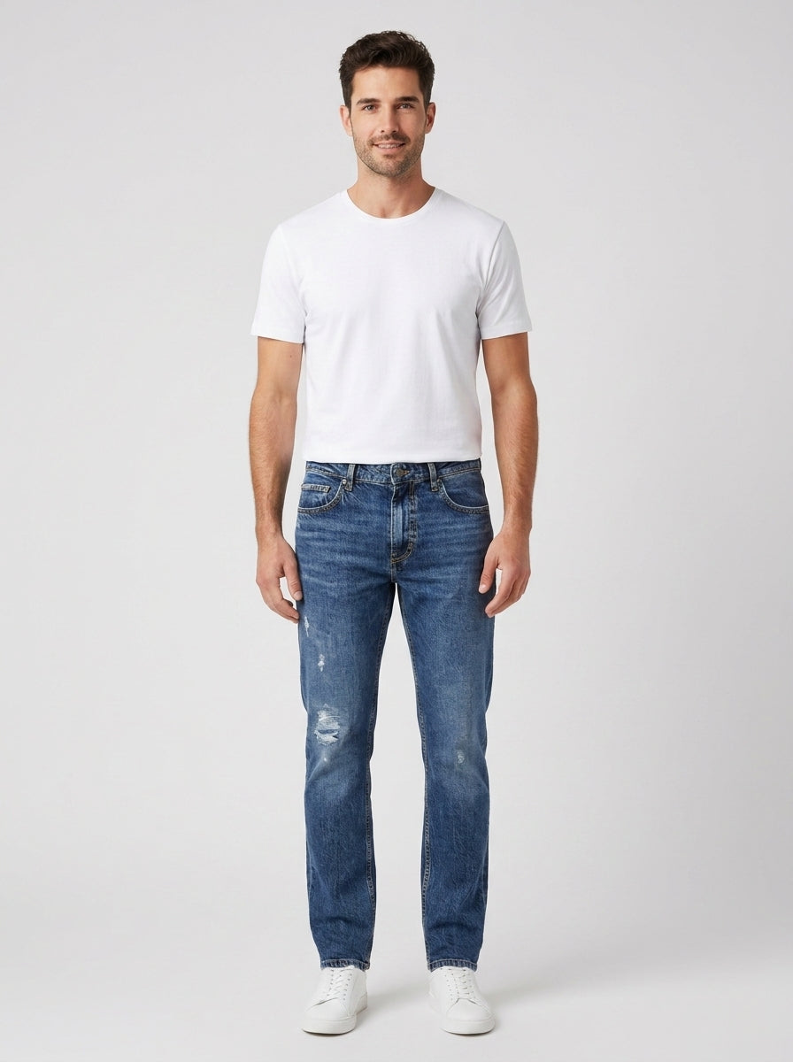 Jeans Guess M6GA1CD5M5C GJ G14 SLIM - foto indossata