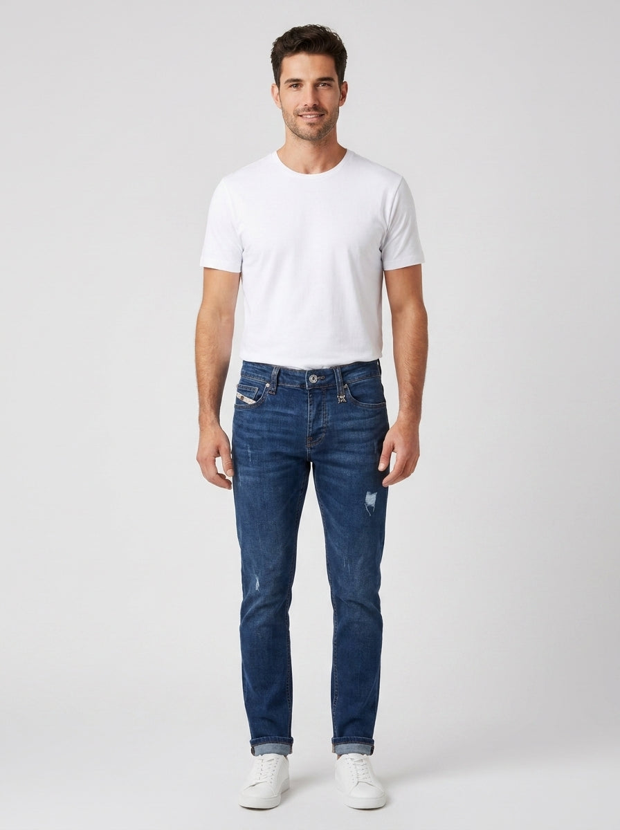 Jeans JEANS TROSTI (RIVEN) - foto indossata