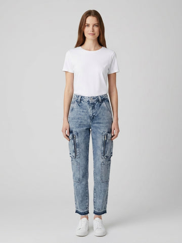 Jeans KORI CARGO - foto indossata