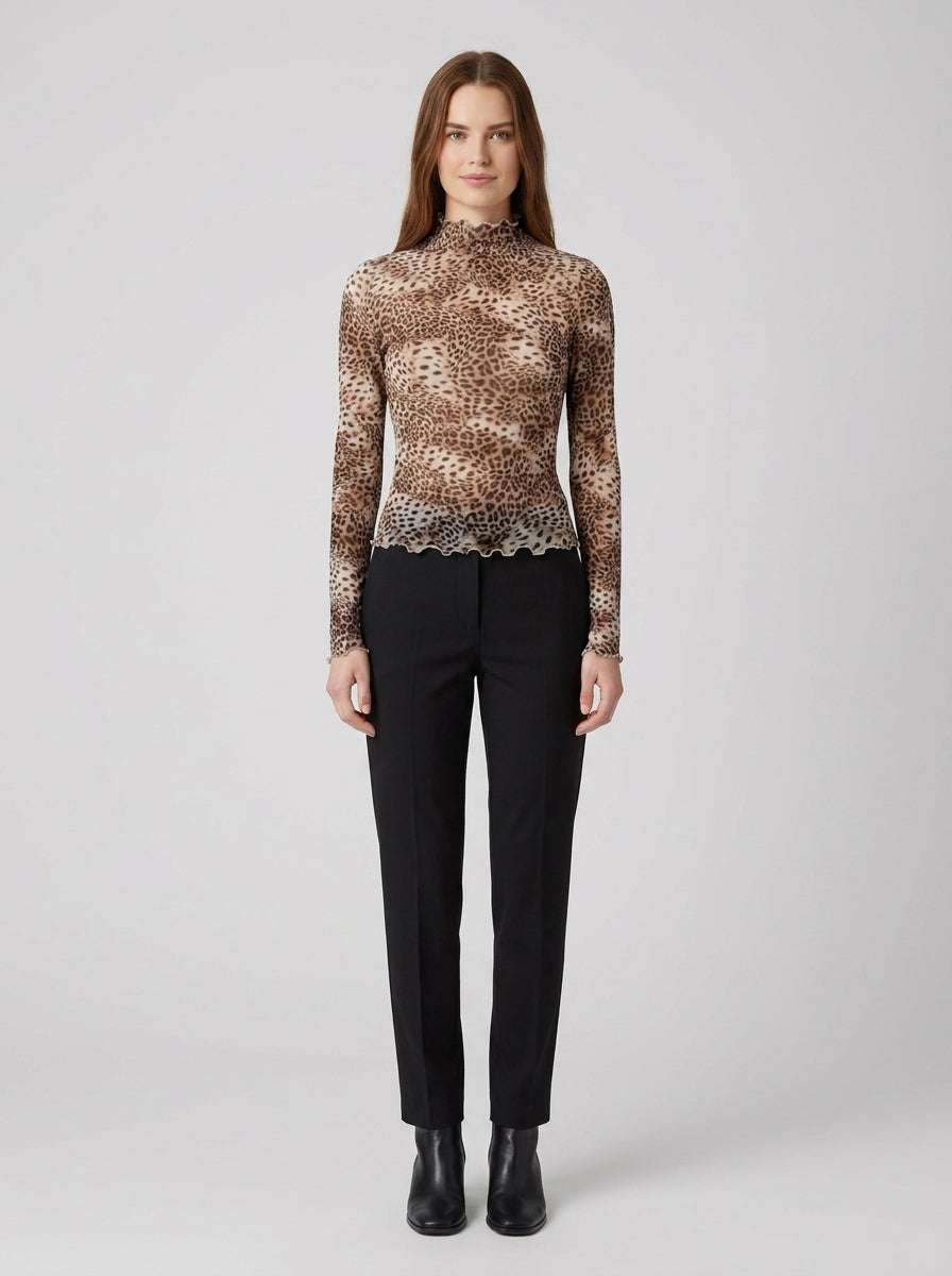 Maglia ADRIANA MESH TOP - foto indossata