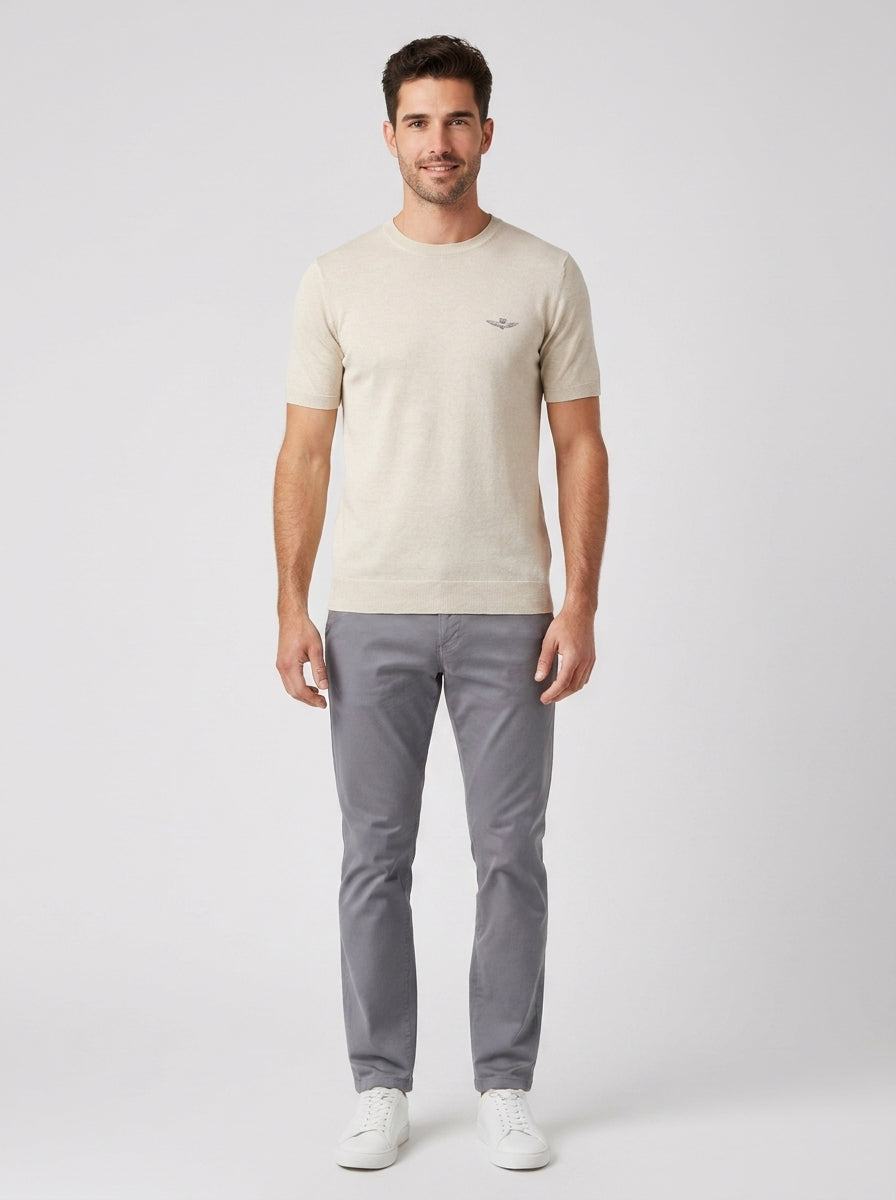 Maglia Aeronautica Militare MA1624UL00935 MAGLIA GIROCOLLO - foto indossata