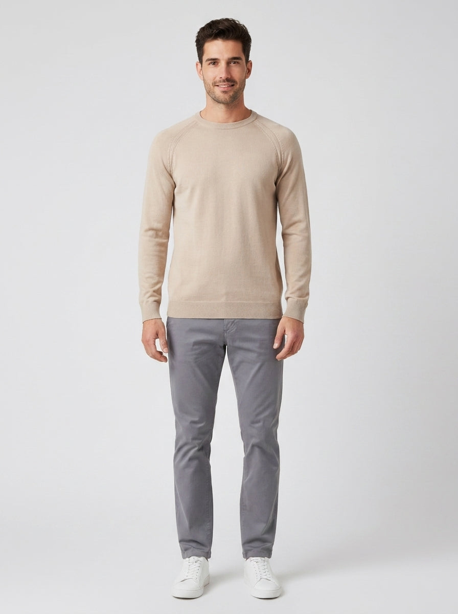 Maglioni PULLOVER PARICOLLO RAGLAN M07 - foto indossata