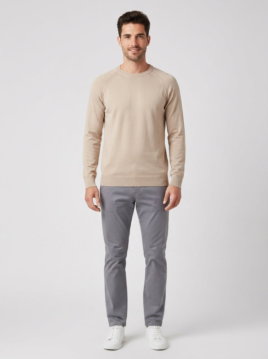Maglioni PULLOVER PARICOLLO RAGLAN M07 - foto indossata