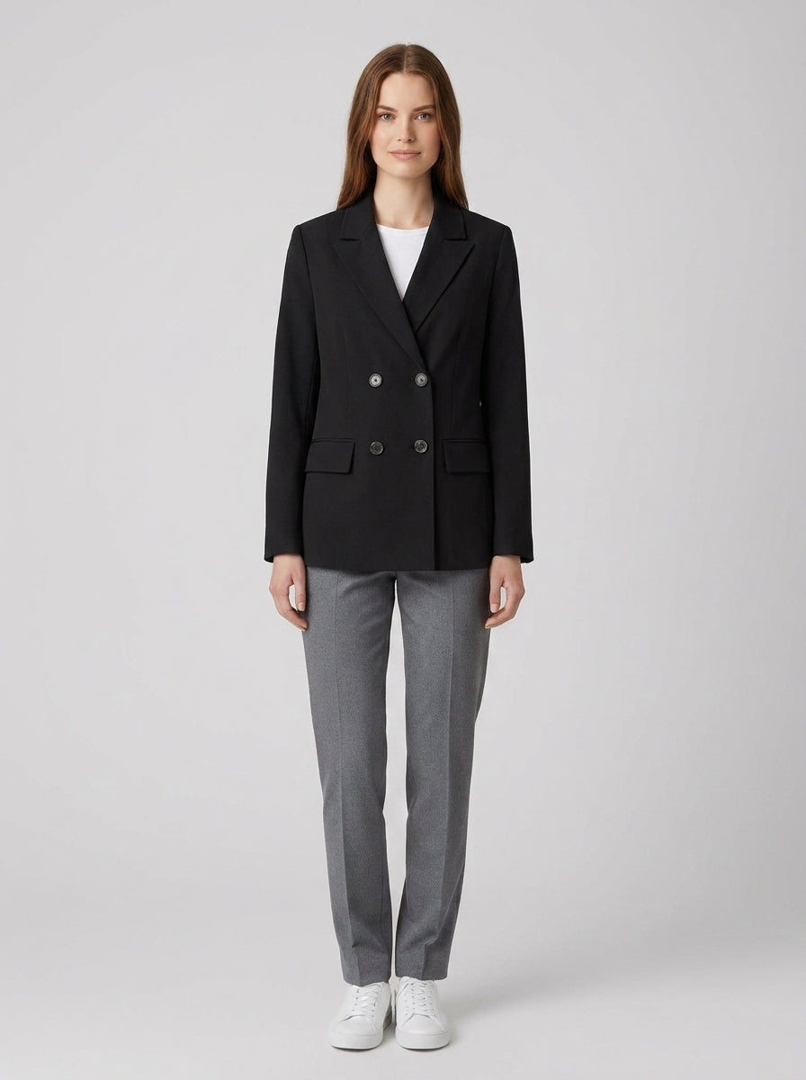 NAUSICA DOUBLE BREAST BLAZER - foto indossata