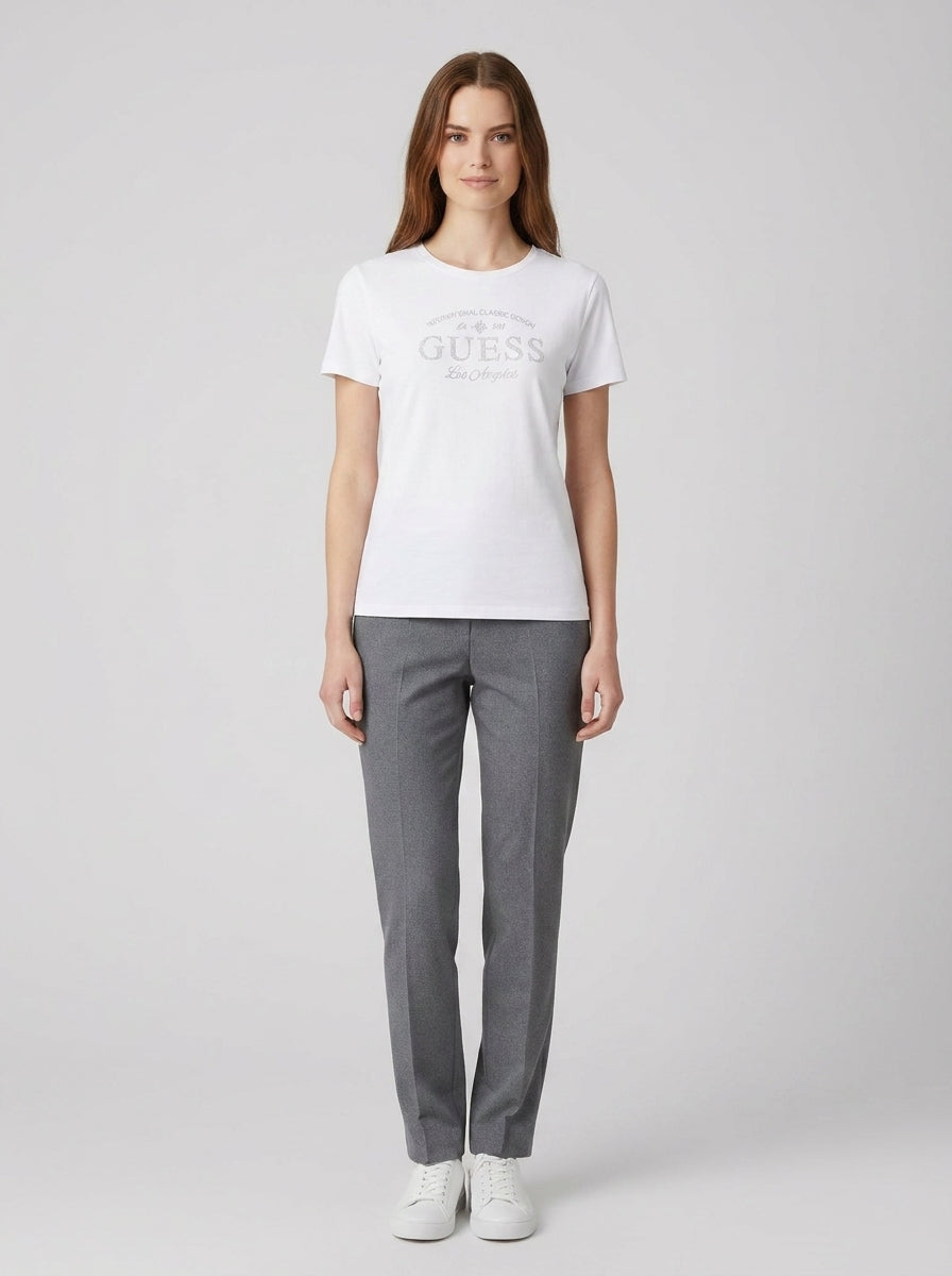 NEW CARRIE LS FITTED SHIRT - foto indossata
