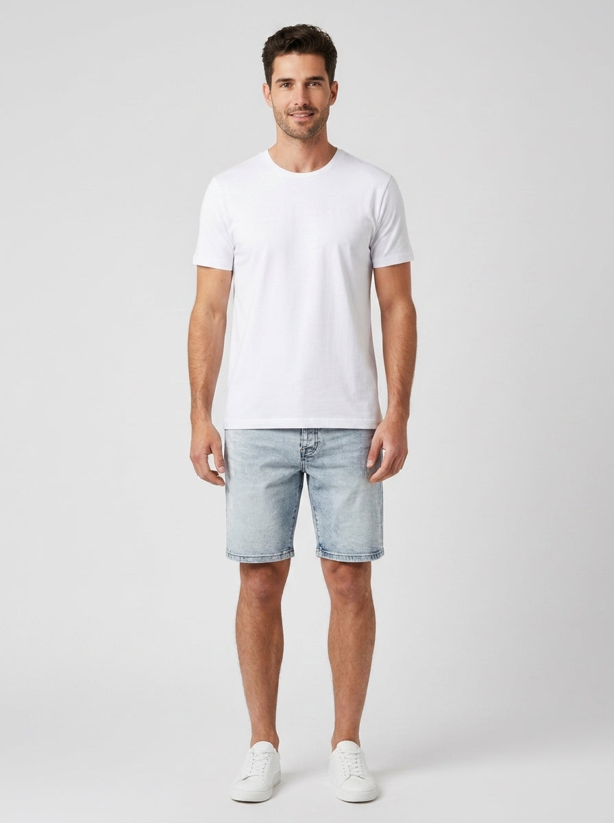 Short Denim Regular 'Bob' — Over D - foto indossata