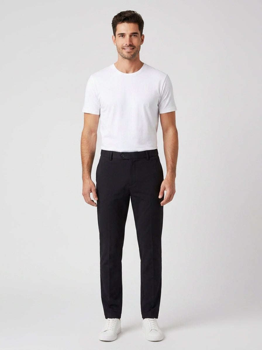 OE1F2W5P26 SLIM FIT TASCHE DOPPIO F - foto indossata