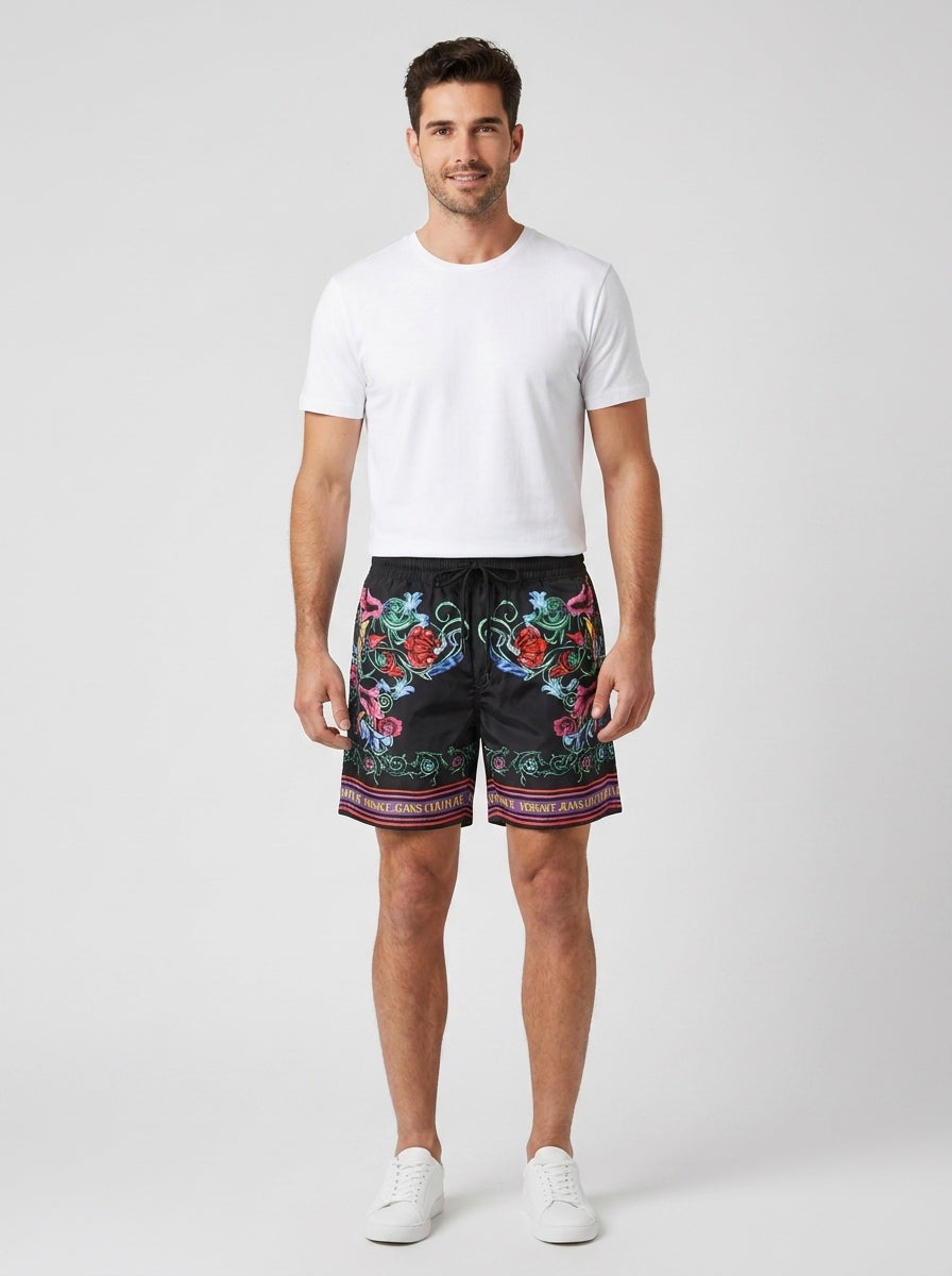 Pantaloncini 74GADD18 SHORTS PRINT - foto indossata