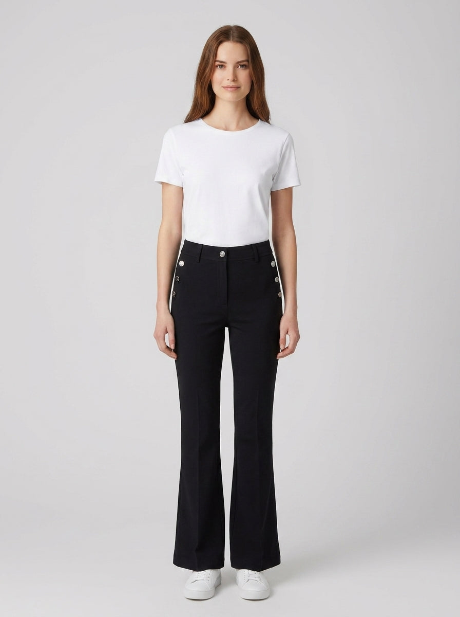 Pantaloni CHRISSY FLARE PANTS - foto indossata