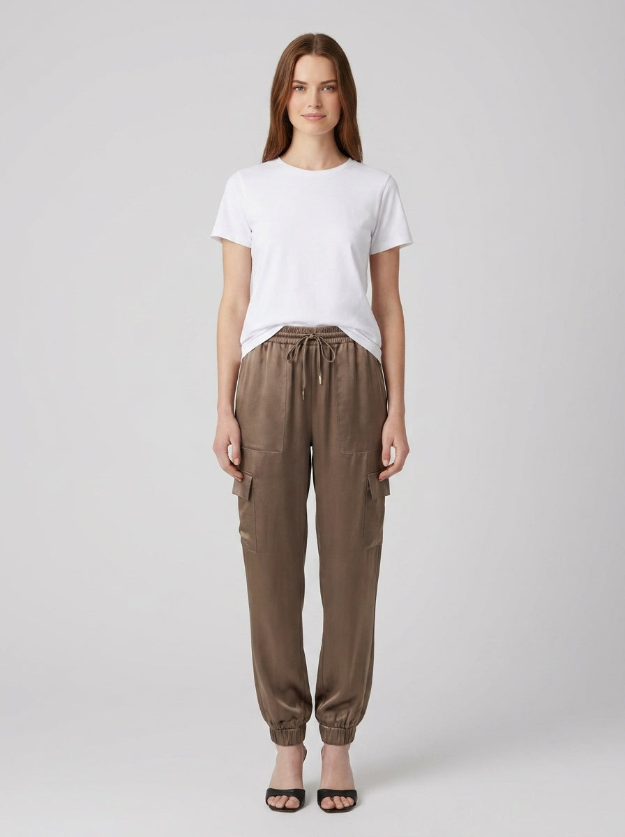 Pantaloni Guess W5GB08WG7CO NEW MARZIA - foto indossata
