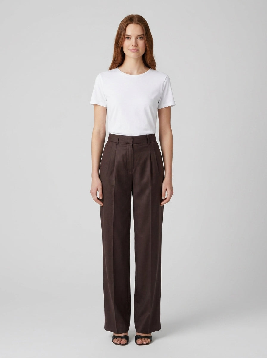 Pantaloni Guess W6GB43W2840 CARLA PERFECT - foto indossata