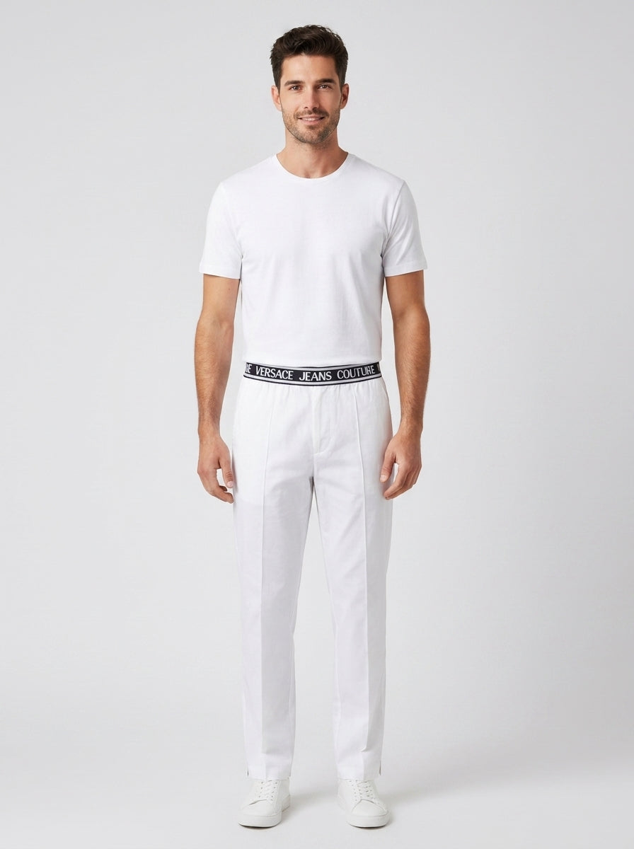 Pantaloni LOGO TROUSERS DRILL - foto indossata