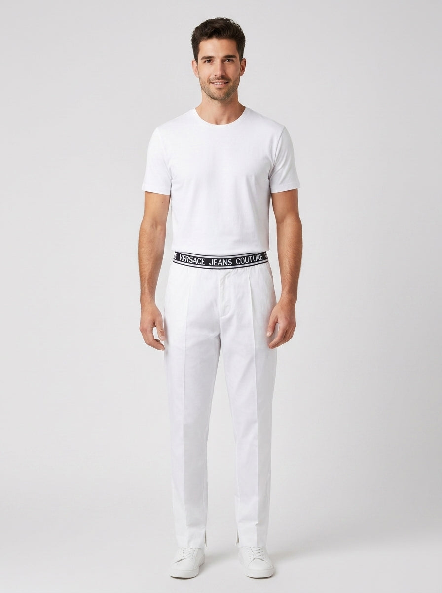 Pantaloni LOGO TROUSERS DRILL - foto indossata