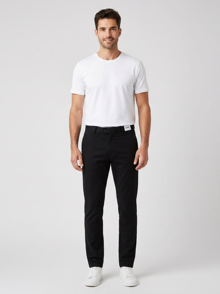 Pantaloni M9P4279 Panta zip - foto indossata