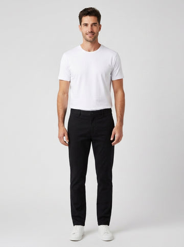 Pantaloni M9P4279 Panta zip - foto indossata