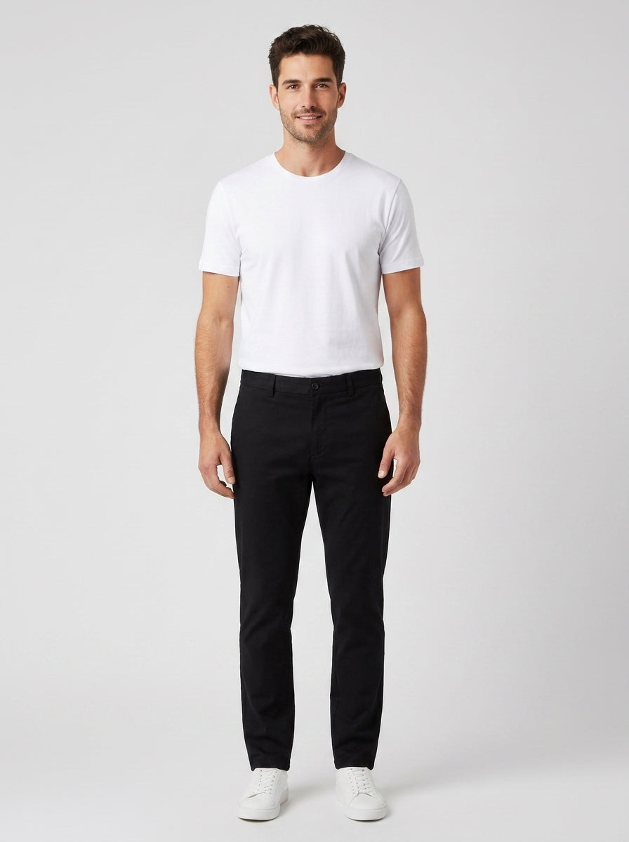 Pantaloni M9P4279 Panta zip - foto indossata