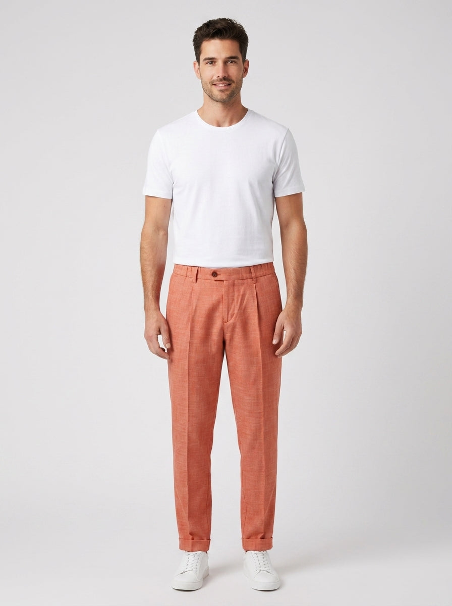 Pantaloni Pant tapered fit OE1S2S4P13 - foto indossata