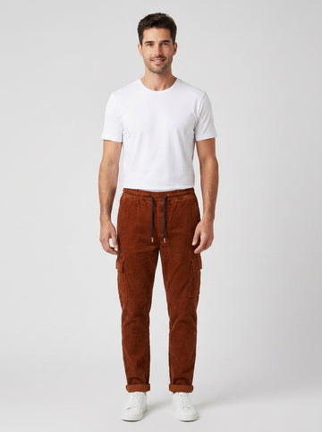 Pantalaccio Cargo Tapered — Over D - foto indossata