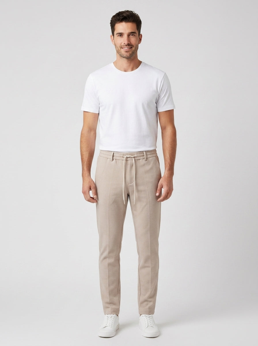 Pantaloni Slim Over D Blu Uomo - foto indossata