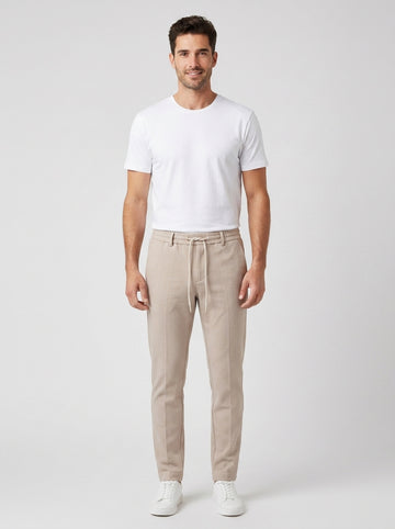 Pantaloni Slim Over D Blu Uomo - foto indossata