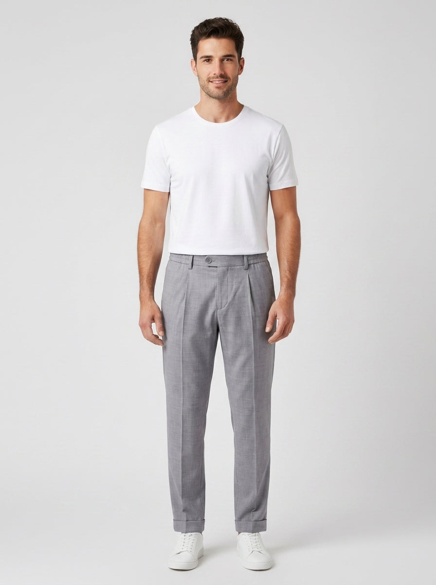 Pantaloni PINCE RELAXED FIT P46 - foto indossata