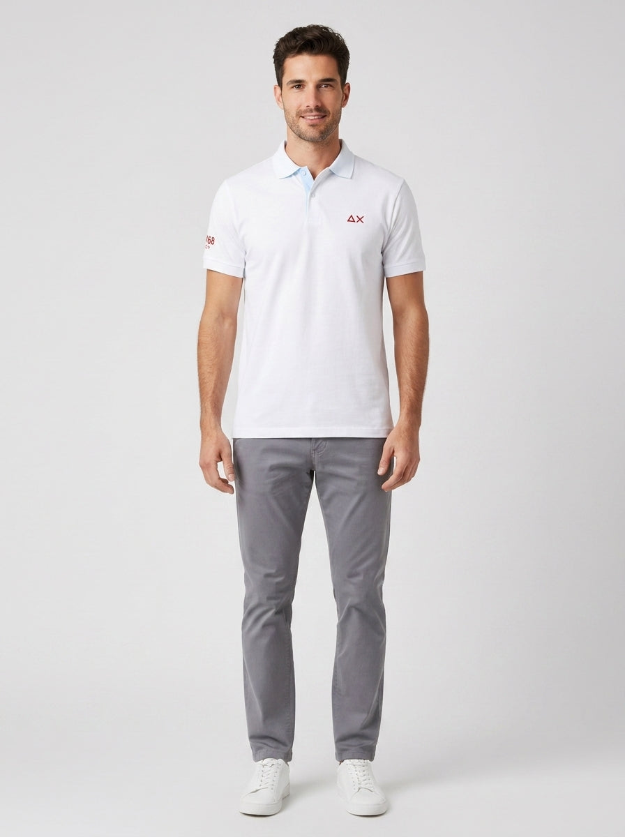 Polo A34140 LOGO BEACH S/S - foto indossata