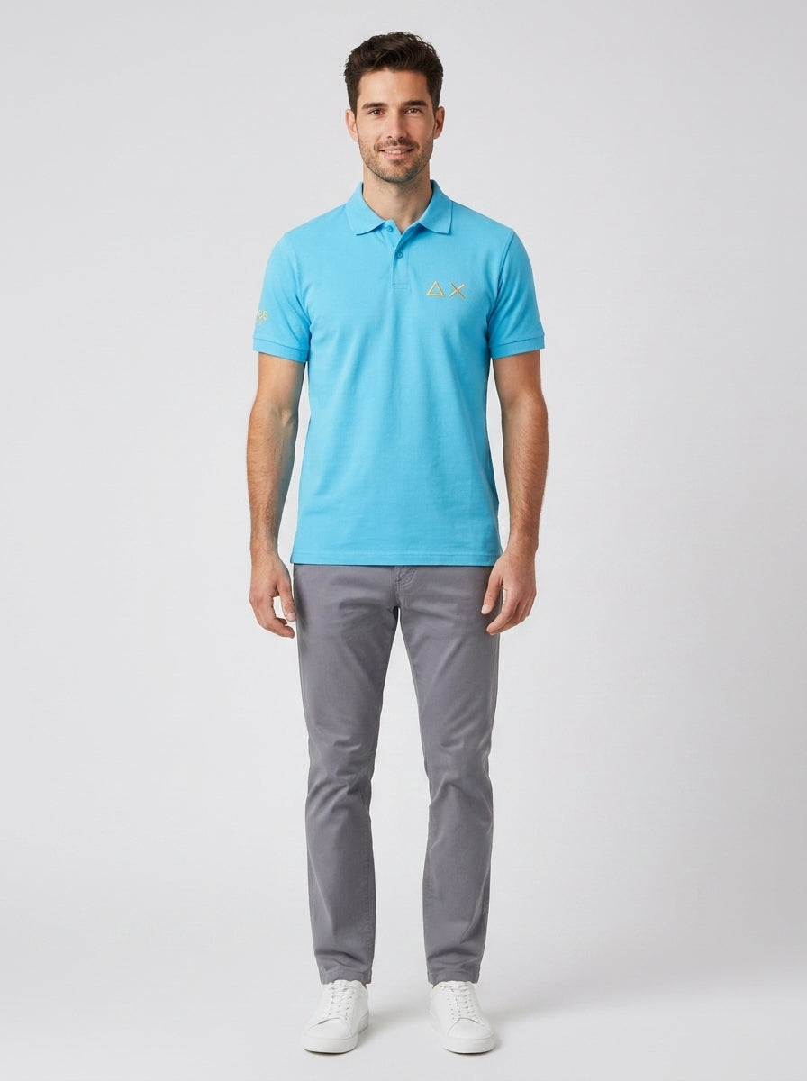 Polo A34141 FANCY ON CHEST BEACH S/S - foto indossata