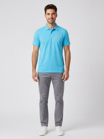 Polo A34141 FANCY ON CHEST BEACH S/S - foto indossata